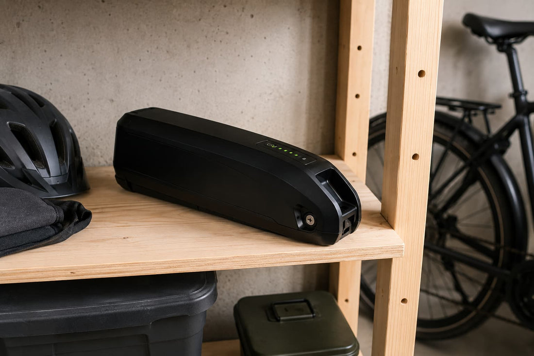 Opbevaring af elcykel batteri